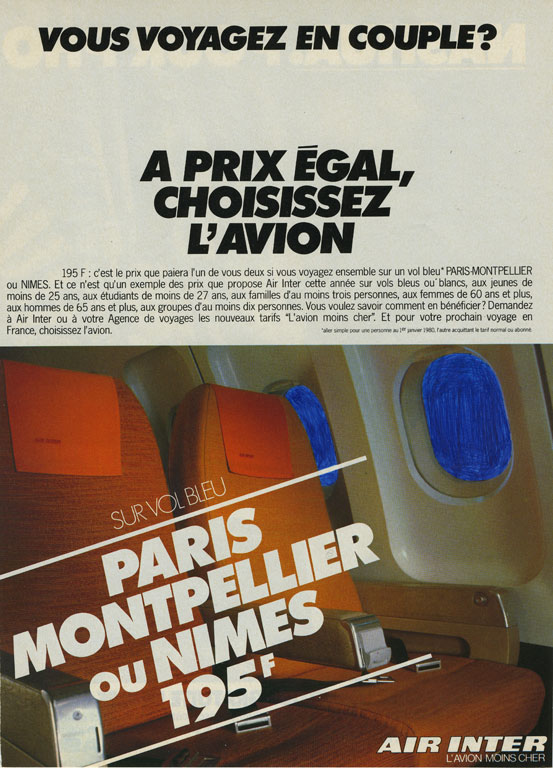 Claude Closky, ‘Untitled (Vous voyagez en couple ?)’, 1992, blue ballpoint pen on printed matter, 28 x 20 cm.